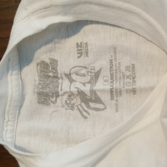 Hot Topic White Naruto 20th Anniversary T-Shirt - Picture 4 of 5